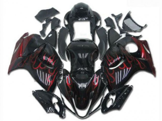 ABS Kits Carenado GSXR 1300 Hayabusa 08-19 - Negro Rojo ABS Kits Carenado GSXR 1300 Hayabusa 08-19 - Negro Rojo