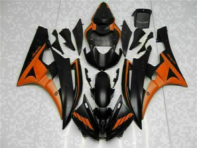 ABS Kits Carenado R6 06-07 - Naranja Negro