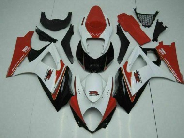 ABS Plástica GSXR 1000 K7 07-08 - Rojo Blanco