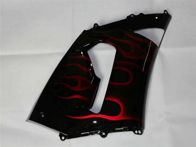 ABS Plástica ZX6R 05-06 - Rojo Negro ABS Plástica ZX6R 05-06 - Rojo Negro