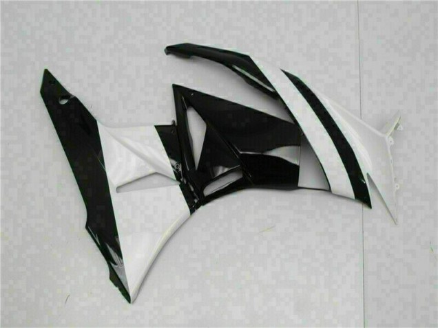 ABS Plástica ZX6R 09-12 - Blanco Negro ABS Plástica ZX6R 09-12 - Blanco Negro