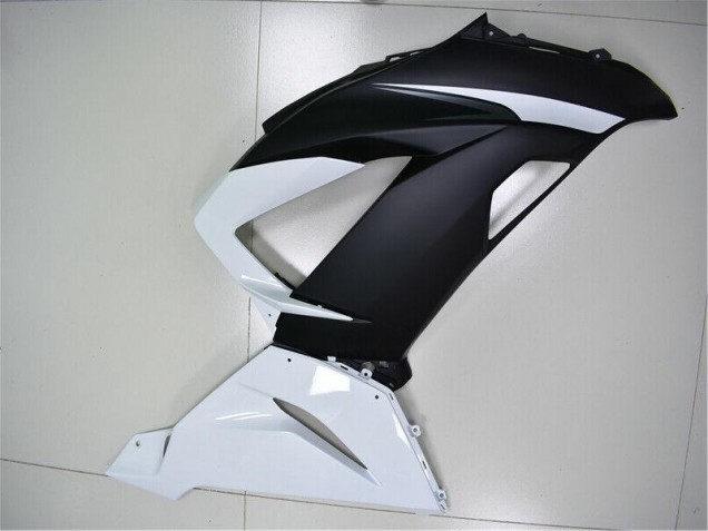 ABS Plástica ZX6R 13-18 - Blanco Negro ABS Plástica ZX6R 13-18 - Blanco Negro