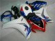 ABS Plástico CBR 1000 RR 08-11 - Blanco Azul ABS Plástico CBR 1000 RR 08-11 - Blanco Azul