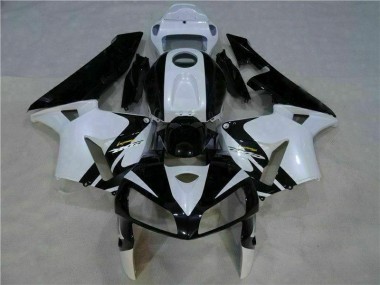 ABS Plástico CBR 600 RR 05-06 - Blanco Negro