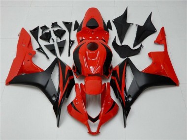 ABS Plásticos CBR 600 RR 07-08 - Negro Rojo