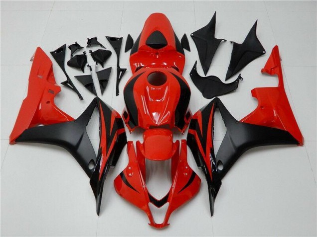 ABS Plásticos CBR 600 RR 07-08 - Negro Rojo ABS Plásticos CBR 600 RR 07-08 - Negro Rojo