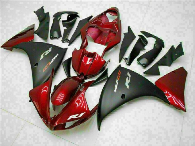 ABS Plásticos R1 09-11 - Rojo Negro