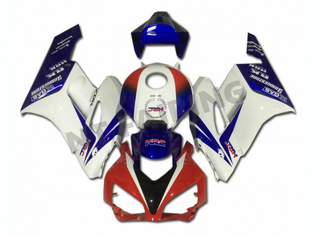 Carenado CBR 1000 RR 04-05 - Blanco Azul Rojo Carenado CBR 1000 RR 04-05 - Blanco Azul Rojo