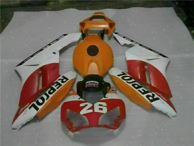 Carenado CBR 1000 RR 04-05 - Naranja Rojo Repsol 26 Carenado CBR 1000 RR 04-05 - Naranja Rojo Repsol 26