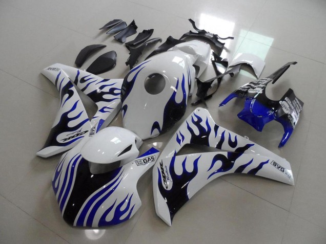 Carenado CBR 1000 RR 08-11 - Azul Negro Llama Carrera