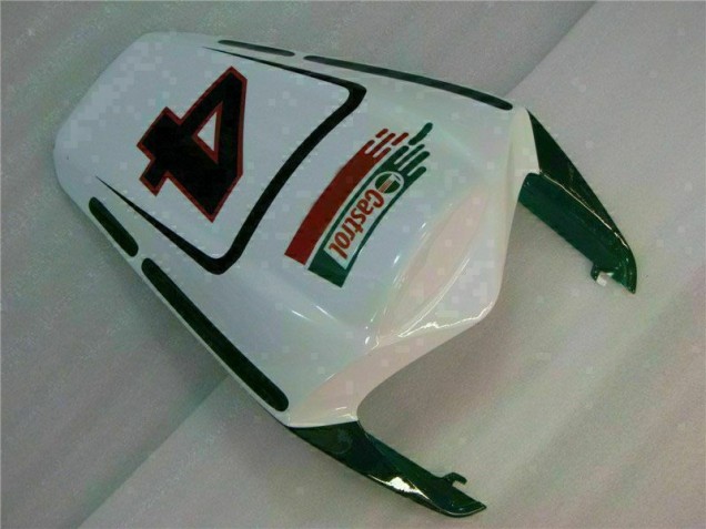Carenado CBR 1000 RR 08-11 - Blanco Castrol 4 Carenado CBR 1000 RR 08-11 - Blanco Castrol 4