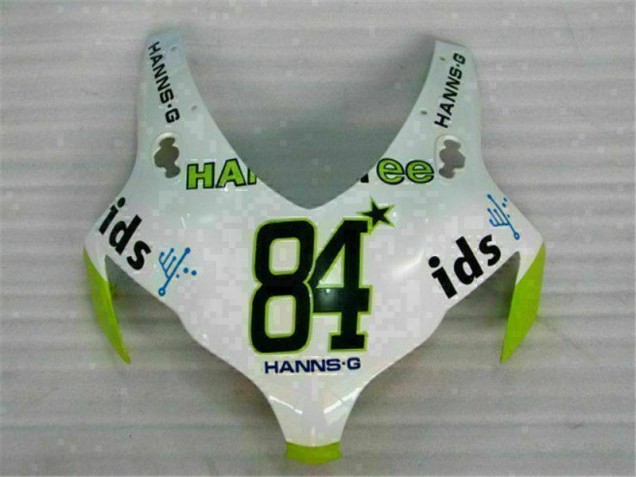Carenado CBR 1000 RR 08-11 - Blanco Verde Hannspree 84 Carenado CBR 1000 RR 08-11 - Blanco Verde Hannspree 84