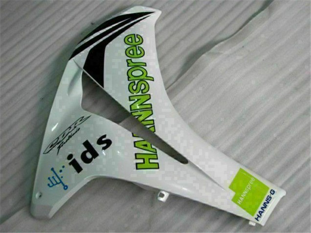 Carenado CBR 1000 RR 08-11 - Blanco Verde Hannspree 84 Carenado CBR 1000 RR 08-11 - Blanco Verde Hannspree 84