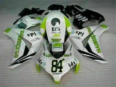 Carenado CBR 1000 RR 08-11 - Blanco Verde Hannspree 84