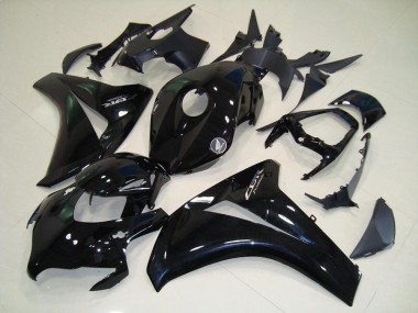 Carenado CBR 1000 RR 08-11 - Brillante Negro Chrome Calcomanías