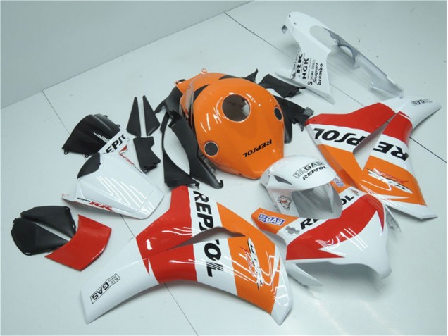 Carenado CBR 1000 RR 08-11 - Naranja Blanco Rojo Repsol