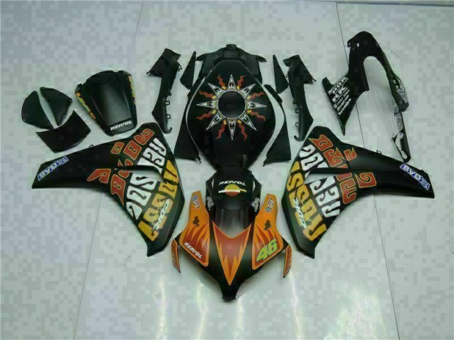 Carenado CBR 1000 RR 08-11 - Naranja Negro Carenado CBR 1000 RR 08-11 - Naranja Negro