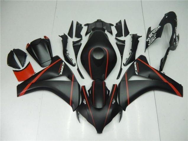 Carenado CBR 1000 RR 08-11 - Negro Mate Rojo Carenado CBR 1000 RR 08-11 - Negro Mate Rojo