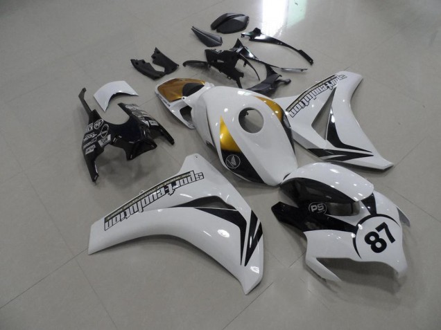 Carenado CBR 1000 RR 08-11 - Negro y blanco y dorado Carenado CBR 1000 RR 08-11 - Negro y blanco y dorado