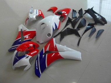 Carenado CBR 1000 RR 08-11 - Rojo Blanco Azul Motul