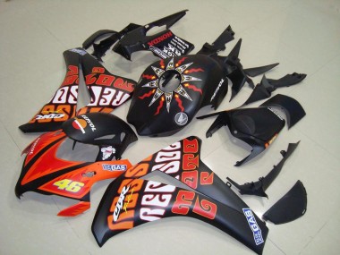 Carenado CBR 1000 RR 08-11 - Rossi Negro Mate