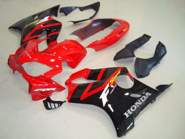 Carenado CBR 600 F4i 04-07 - Rojo Negro Rojo Cola