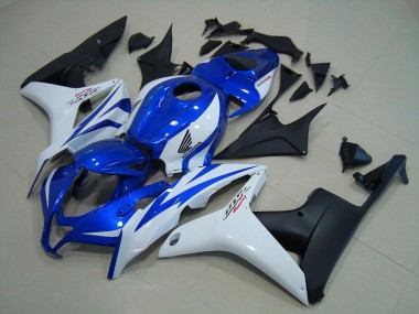 Carenado CBR 600 RR 07-08 - Azul Blanco Negro Mate