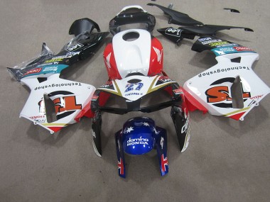 Carenado CBR 600 RR 07-08 - Blanco Rojo Azul