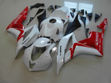 Carenado CBR 600 RR 07-08 - Blanco Rojo Carrera Versión