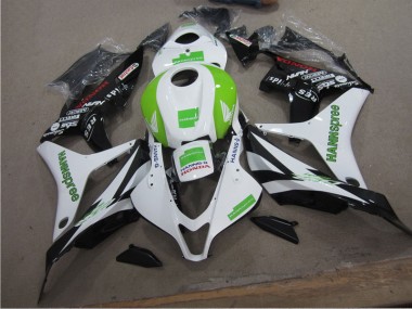 Carenado CBR 600 RR 07-08 - Blanco Verde Hannspree