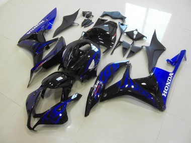 Carenado CBR 600 RR 07-08 - Llama azul negra