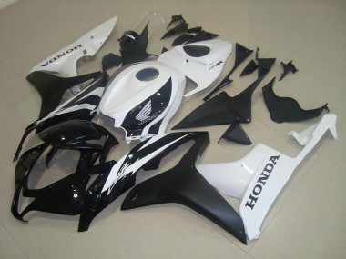 Carenado CBR 600 RR 07-08 - Negro Mate Blanco