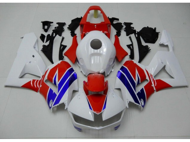 Carenado CBR 600 RR 13-21 - Blanco Azul Rojo Carenado CBR 600 RR 13-21 - Blanco Azul Rojo