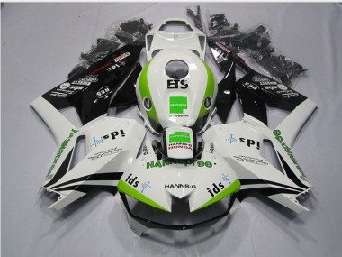 Carenado CBR 600 RR 13-21 - Blanco Verde Hannspree ETS