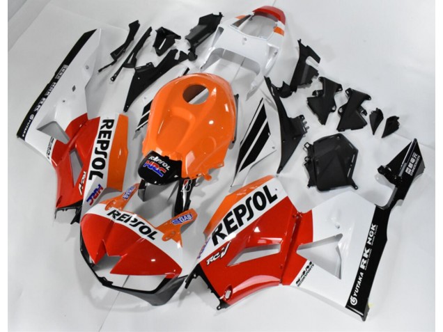 Carenado CBR 600 RR 13-21 - Rojo Blanco Naranja Repsol Carenado CBR 600 RR 13-21 - Rojo Blanco Naranja Repsol