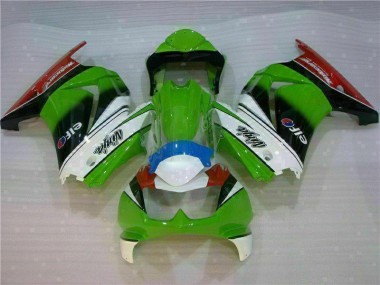 Carenado EX250 08-12 - Blanco Verde Negro Ninja