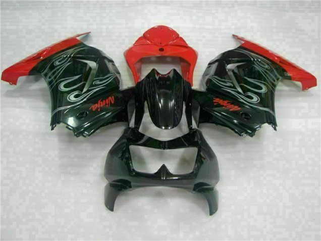Carenado EX250 08-12 - Negro Rojo Ninja Carenado EX250 08-12 - Negro Rojo Ninja