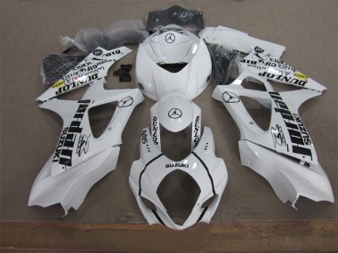 Carenado GSXR 1000 K7 07-08 - Blanco Negro Jordan