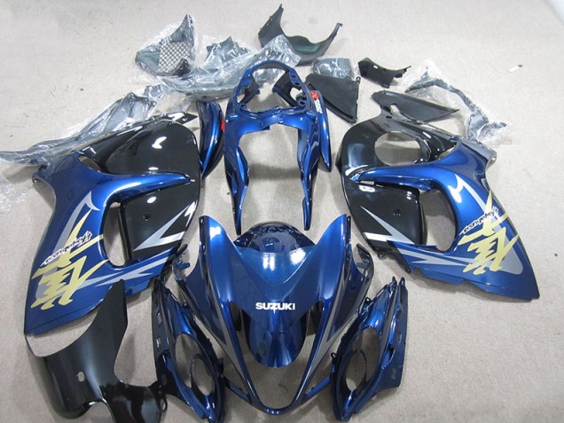 Carenado GSXR 1300 Hayabusa 08-19 - Azul Blanco Oro Calcomanía Carenado GSXR 1300 Hayabusa 08-19 - Azul Blanco Oro Calcomanía