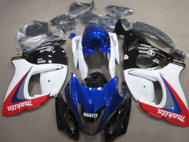 Carenado GSXR 1300 Hayabusa 08-19 - Blanco Azul Makita