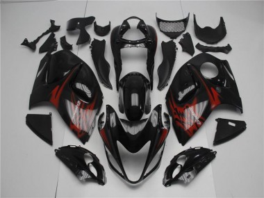 Carenado GSXR 1300 Hayabusa 08-19 - Negro Rojo