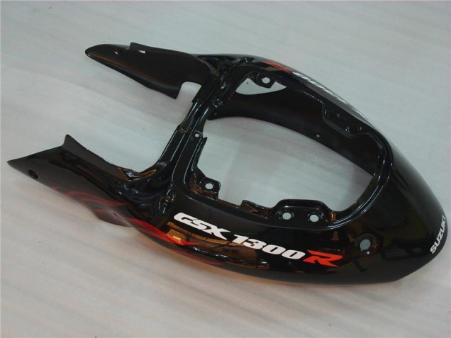 Carenado GSXR 1300 Hayabusa 96-07 - Negro Rojo Llama Carenado GSXR 1300 Hayabusa 96-07 - Negro Rojo Llama