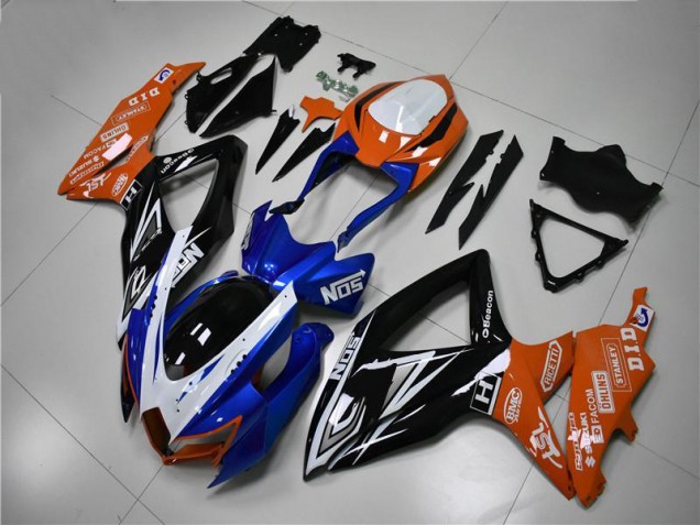 Carenado GSXR 600 / 750 K8 08-10 - Azul Naranja Carenado GSXR 600 / 750 K8 08-10 - Azul Naranja