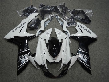 Carenado GSXR 600 K11 11-21 - Blanco Negro