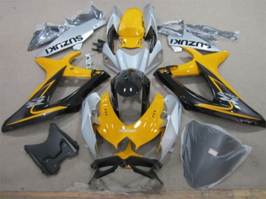 Carenado GSXR 600 K8 08-10 - Amarillo Blanco Negro