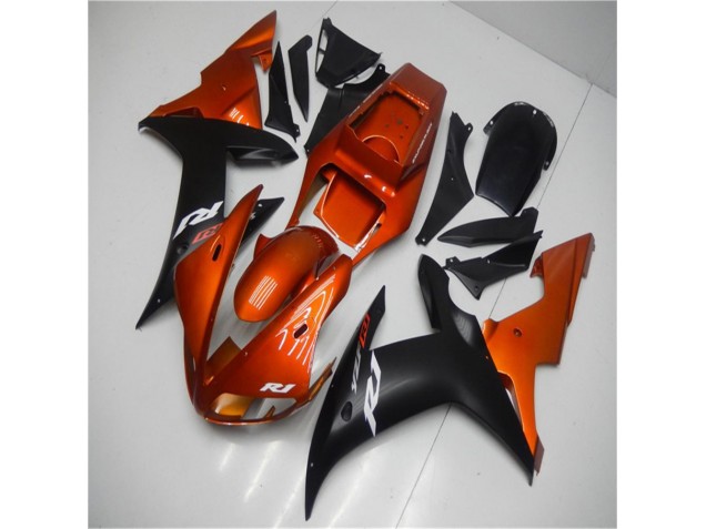 Carenado R1 02-03 - Naranja Negro Carenado R1 02-03 - Naranja Negro