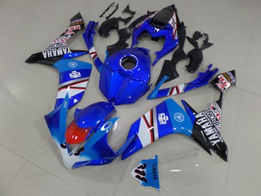 Carenado R1 07-08 - Azul Blanco Negro Pegatinas