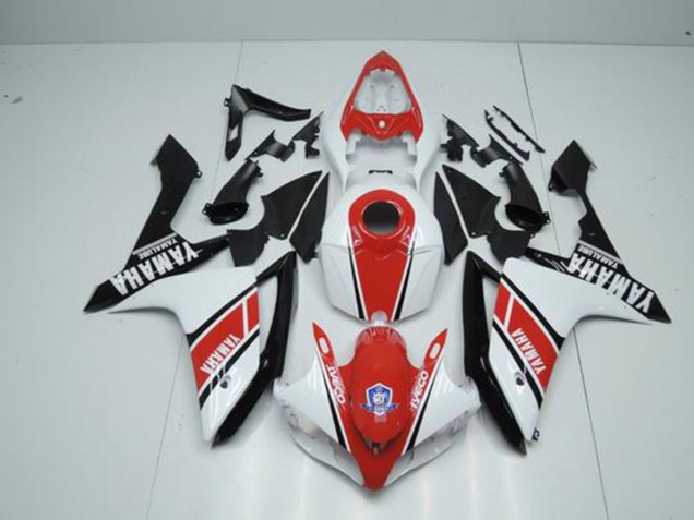 Carenado R1 07-08 - Fábrica Rojo Blanco Carenado R1 07-08 - Fábrica Rojo Blanco