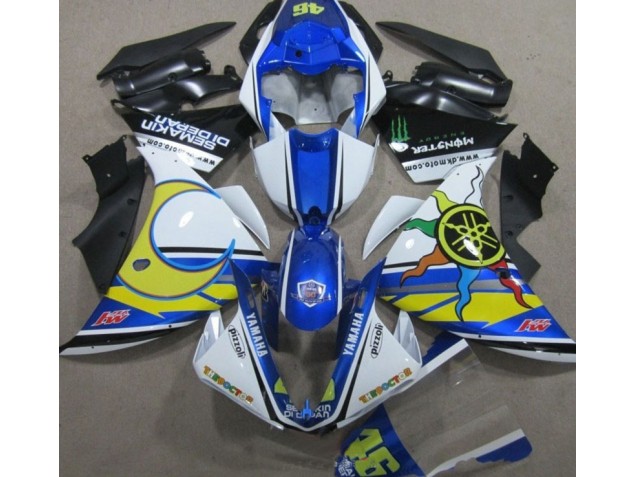 Carenado R1 09-11 - Azul Blanco Amarillo 46 Carenado R1 09-11 - Azul Blanco Amarillo 46