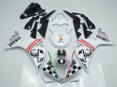 Carenado R1 09-11 - Blanco Negro Abrath